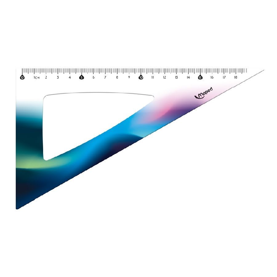 Kit Geométrico Maped Nighrfal com 4 Peças