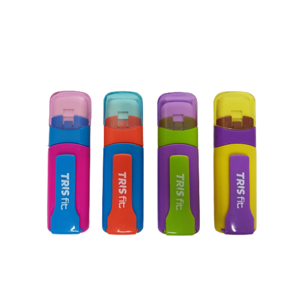 Borracha Caneta TRIS Fit Unidade Sortido