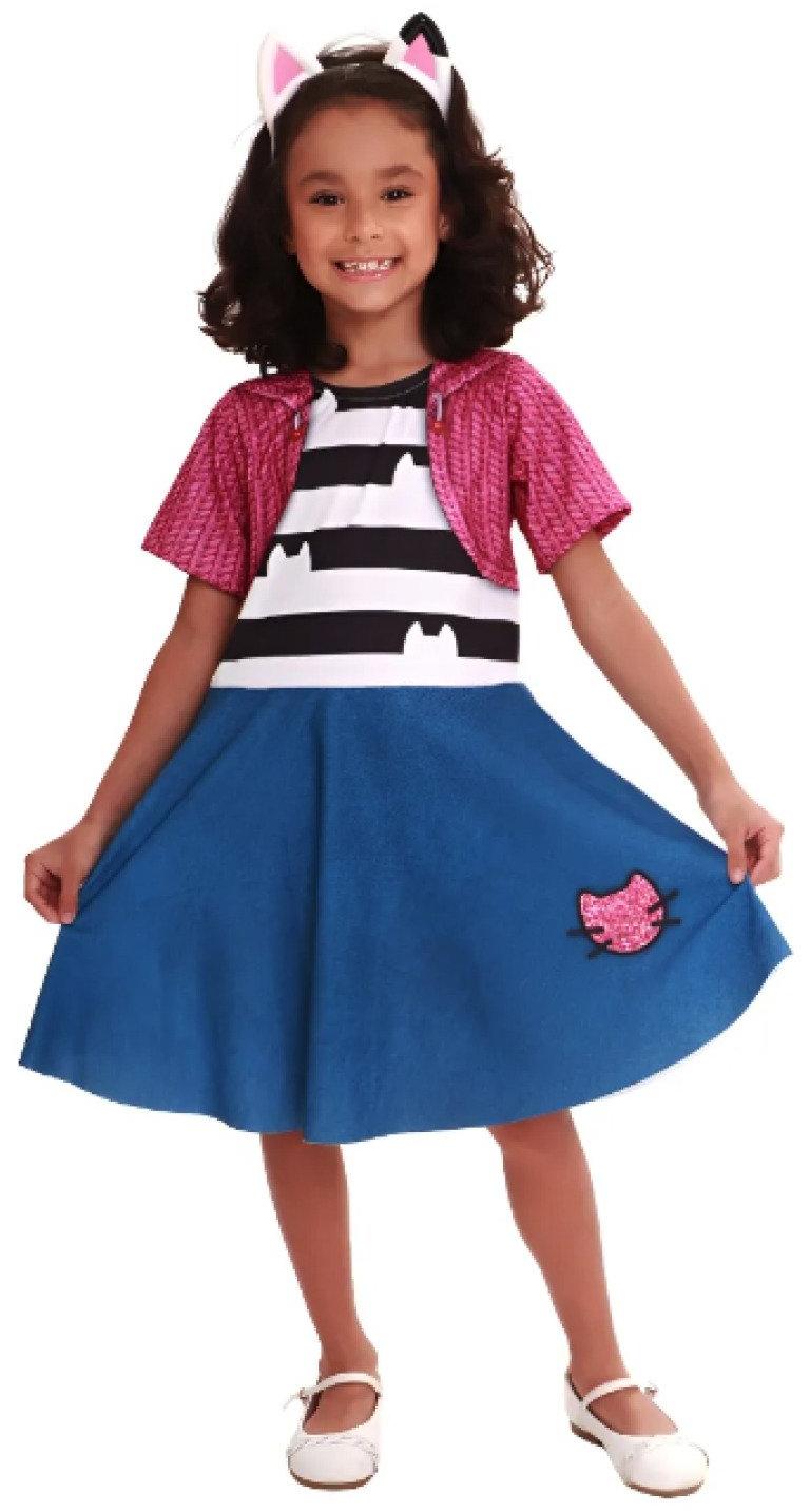 Fantasia Infantil Casa Mágica Da Gabby Tam G Tiara Inclusa Super Magia