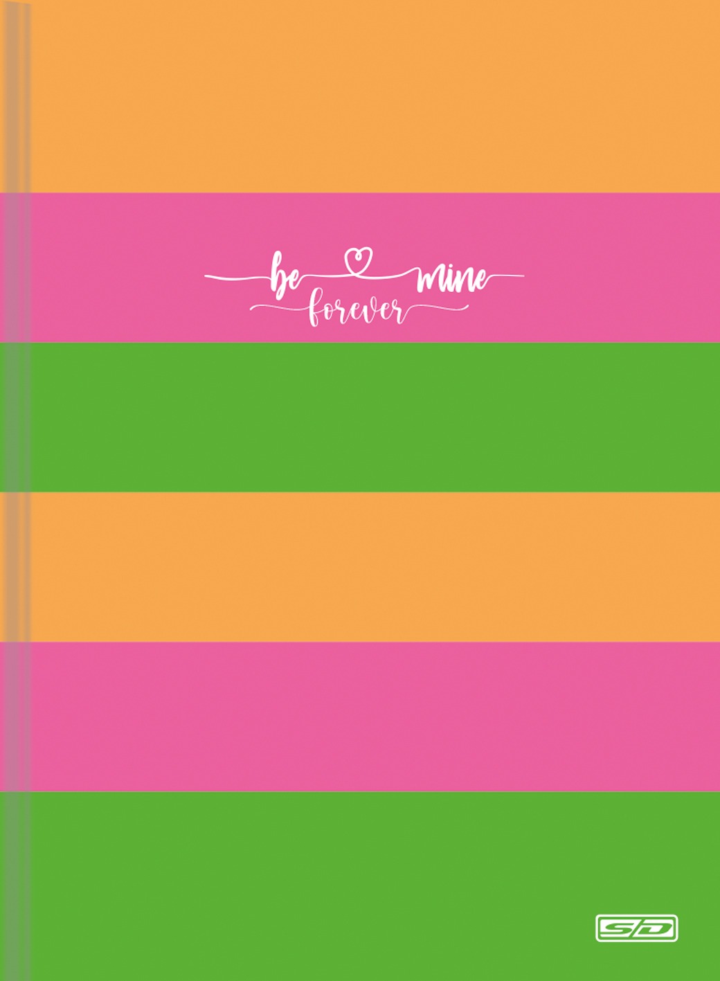 Caderneta São Domingos Universitário Be Mine 80 Folhas 1/4 Sortido