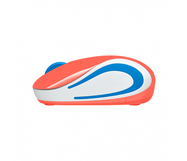 Mouse Logitech M187 Mini sem Fio Coral