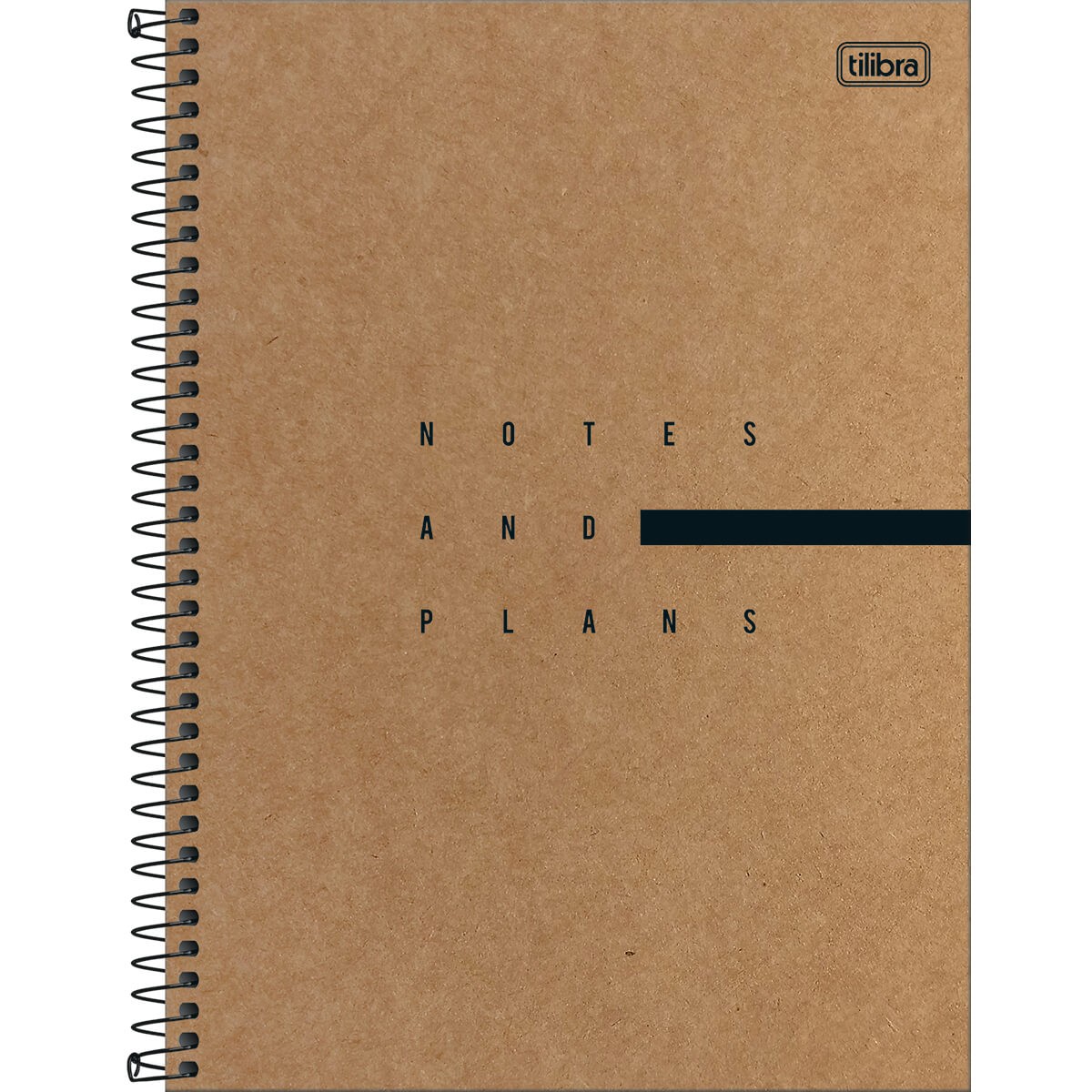 Caderno Universitário Tilibra Kraftwork Capa Dura 80 Folhas 1 Matéria Sortido