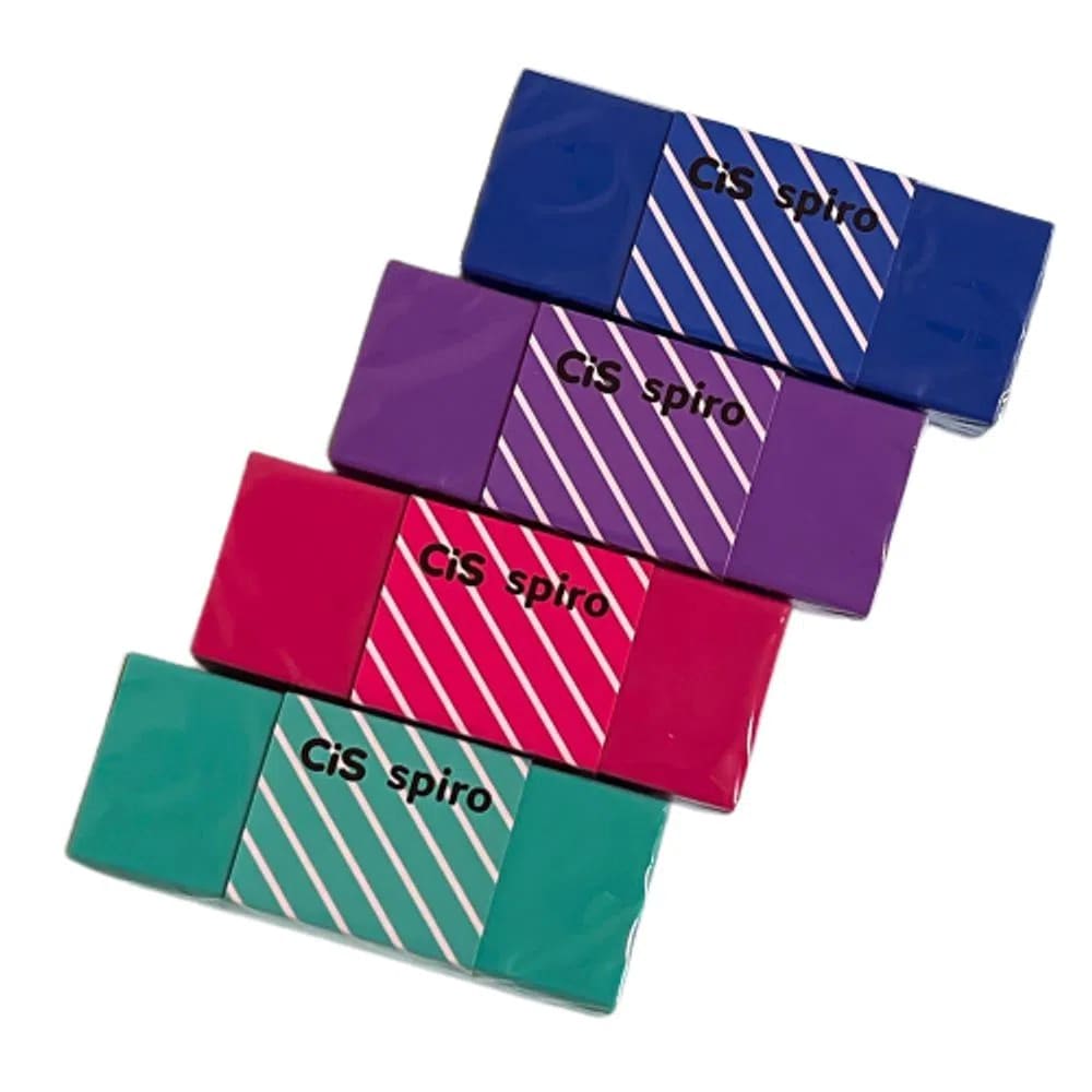 Borracha CIS Spiro Color Sortidas