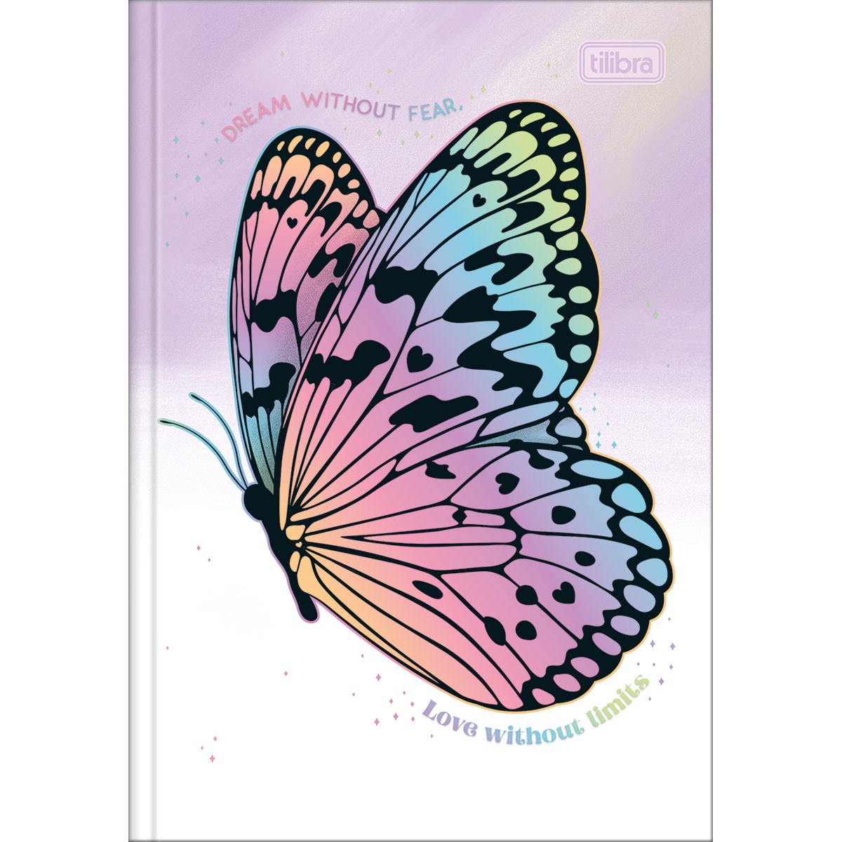 Caderno Tilibra Brochura Daisy Capa Dura Costurado 80 Folhas Pequeno 1/4 Sortido