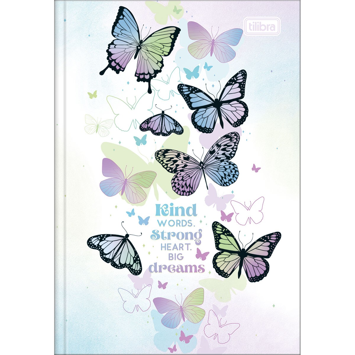 Caderno Tilibra Brochura Daisy Capa Dura Costurado 80 Folhas Pequeno 1/4 Sortido