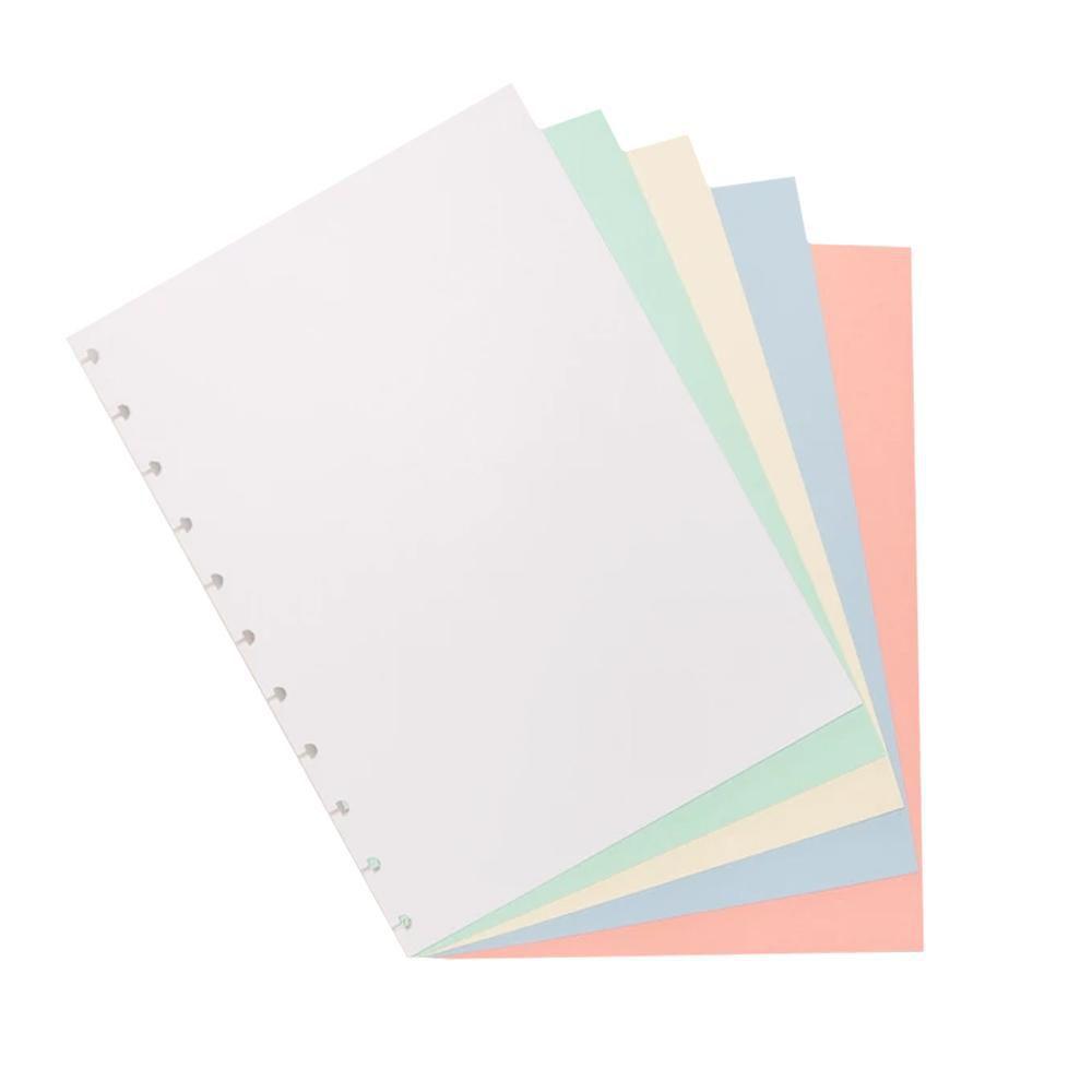 Refil para Caderno Inteligente Médio Liso 50 Folhas Colorido