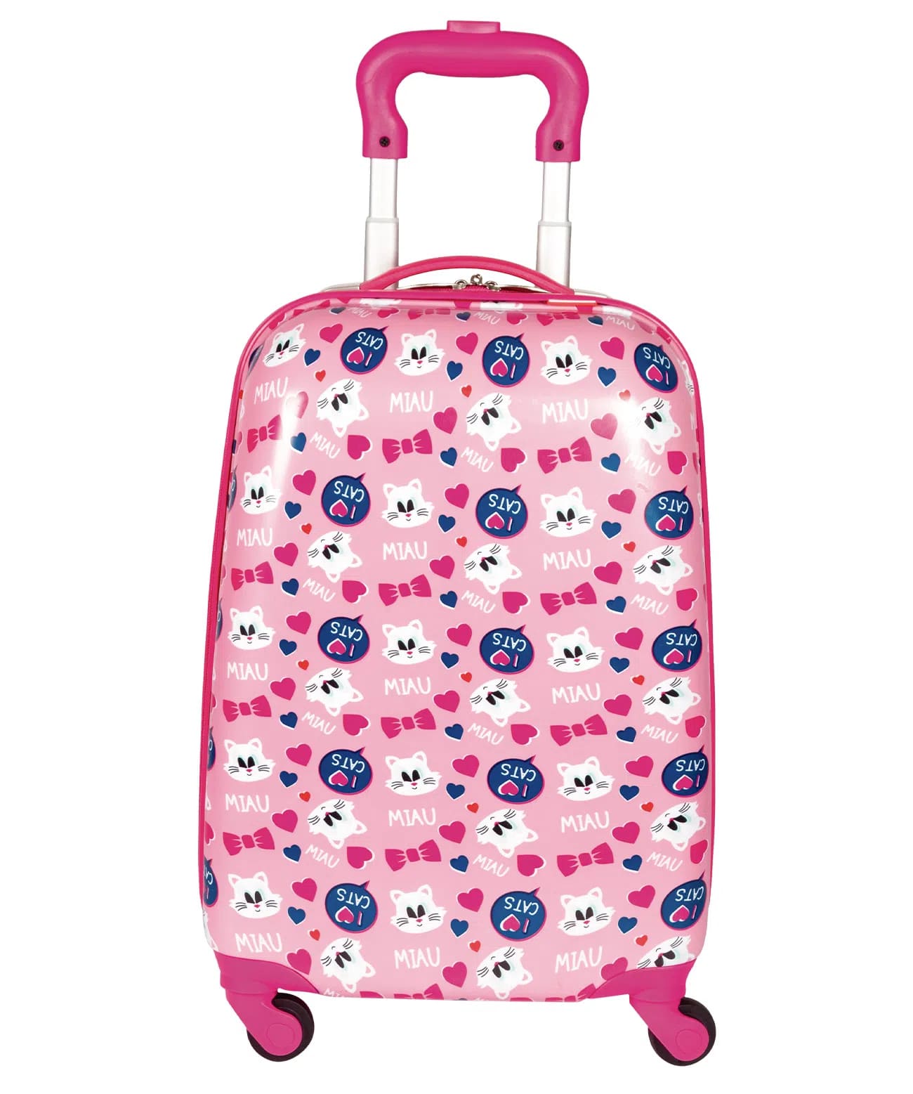 Mala de Rodinha Sestini Pets Cat Pequena 360 Graus Colorido