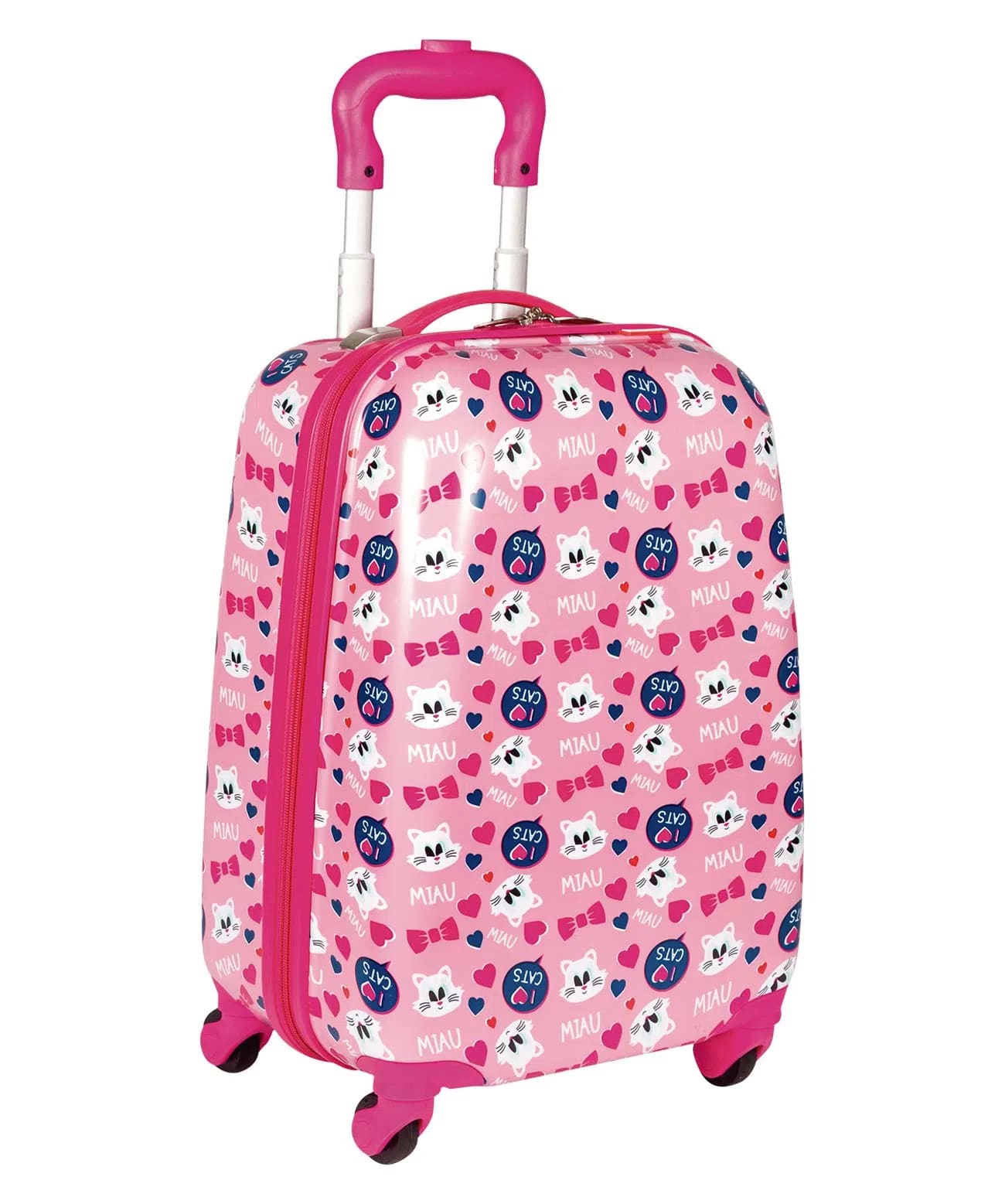 Mala de Rodinha Sestini Pets Cat Pequena 360 Graus Colorido