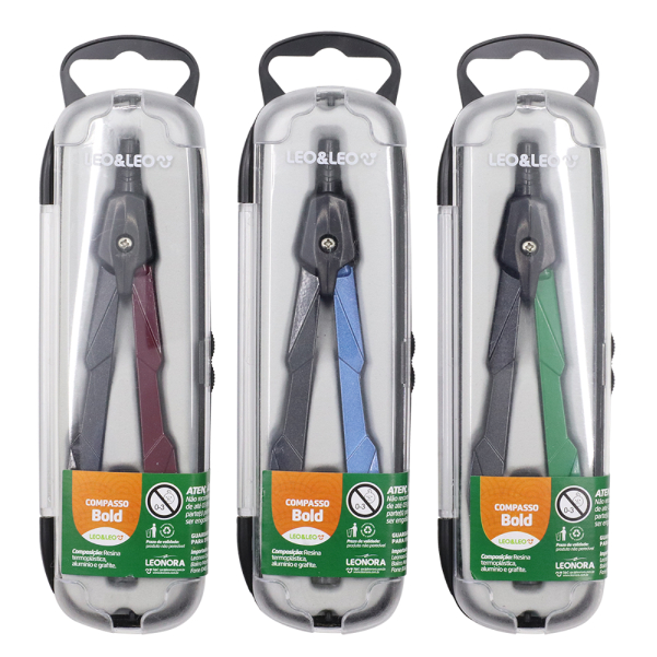 Compasso Leo&Leo Escolar Bold Sortido