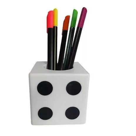 Porta Objetos e Porta Lápis WinPaper Dado Sortido