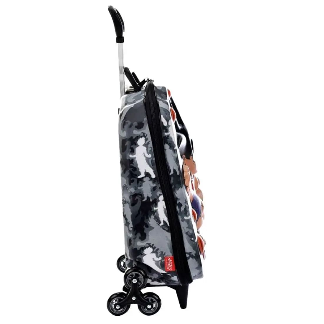 Mochila com Rodas Infantil Diplomata Dragon Ball Goku Rodinha Tripla Grande