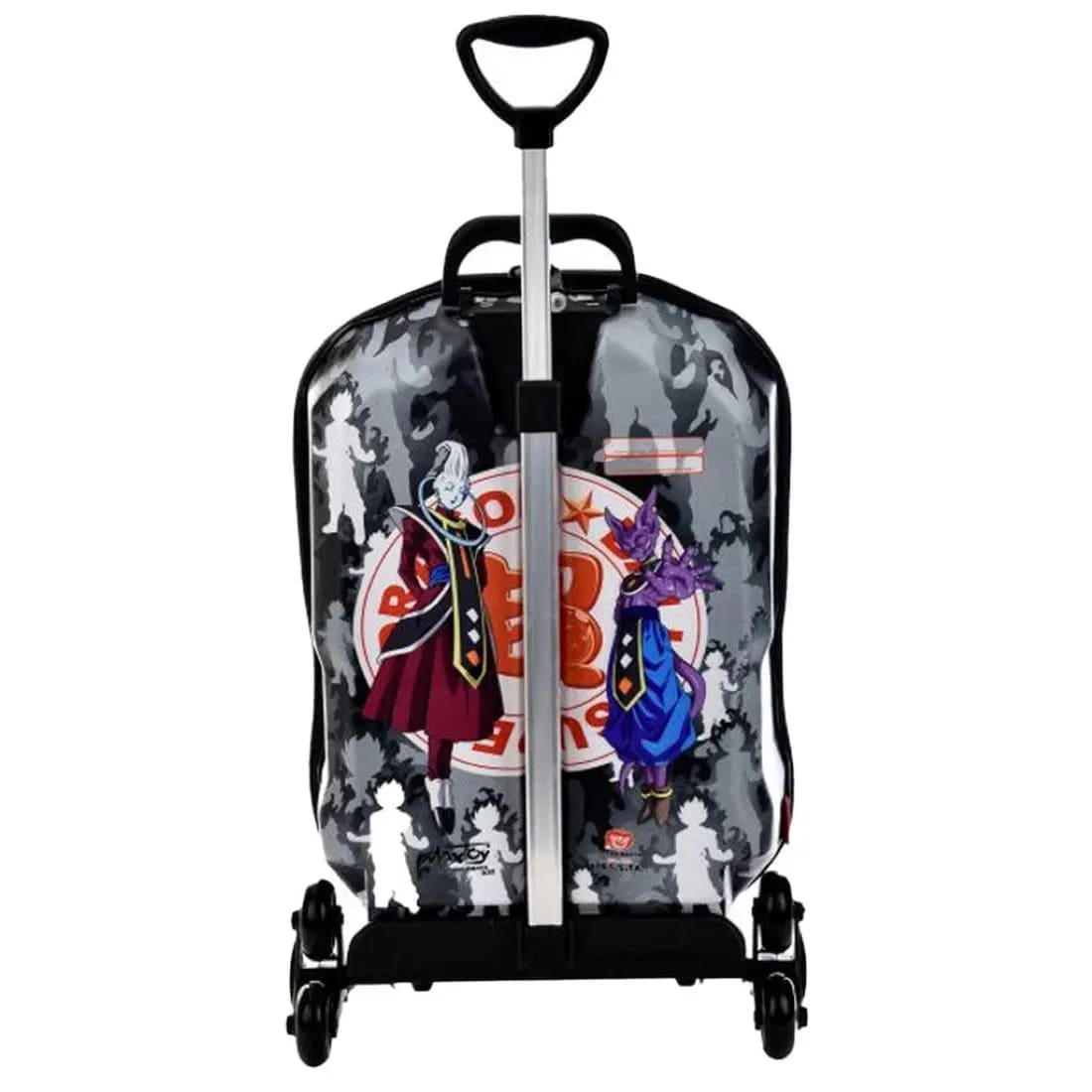 Mochila com Rodas Infantil Diplomata Dragon Ball Goku Rodinha Tripla Grande
