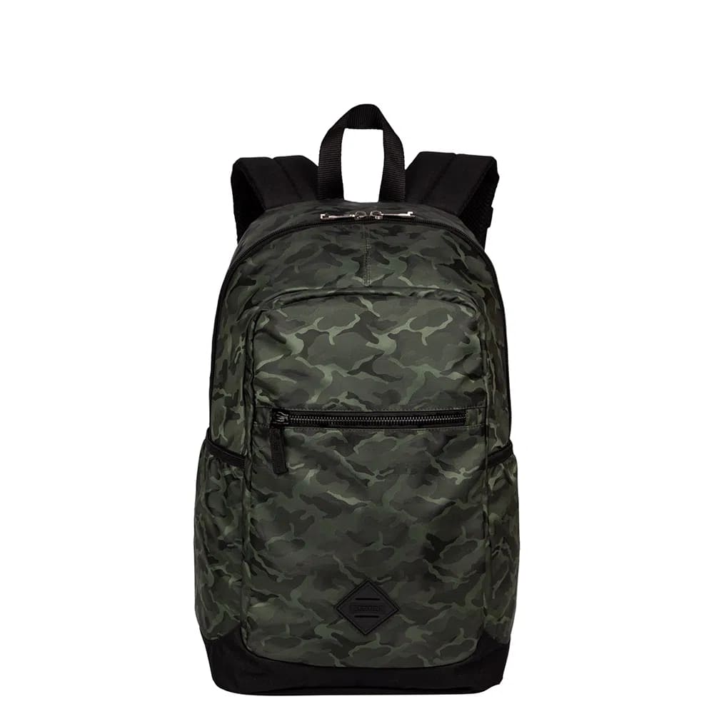 Mochila Costa Sestini Magic Grande com Detalhes Camuflado Verde