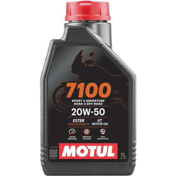 Óleo Para Motor de Moto MOTUL 7100 20W-50 4T 1L 104103