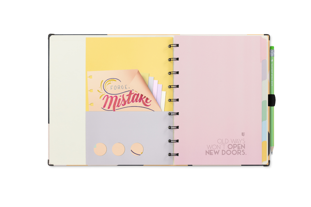 Caderno Ótima Argolado System Flex Ultra Orna Pato Sortido