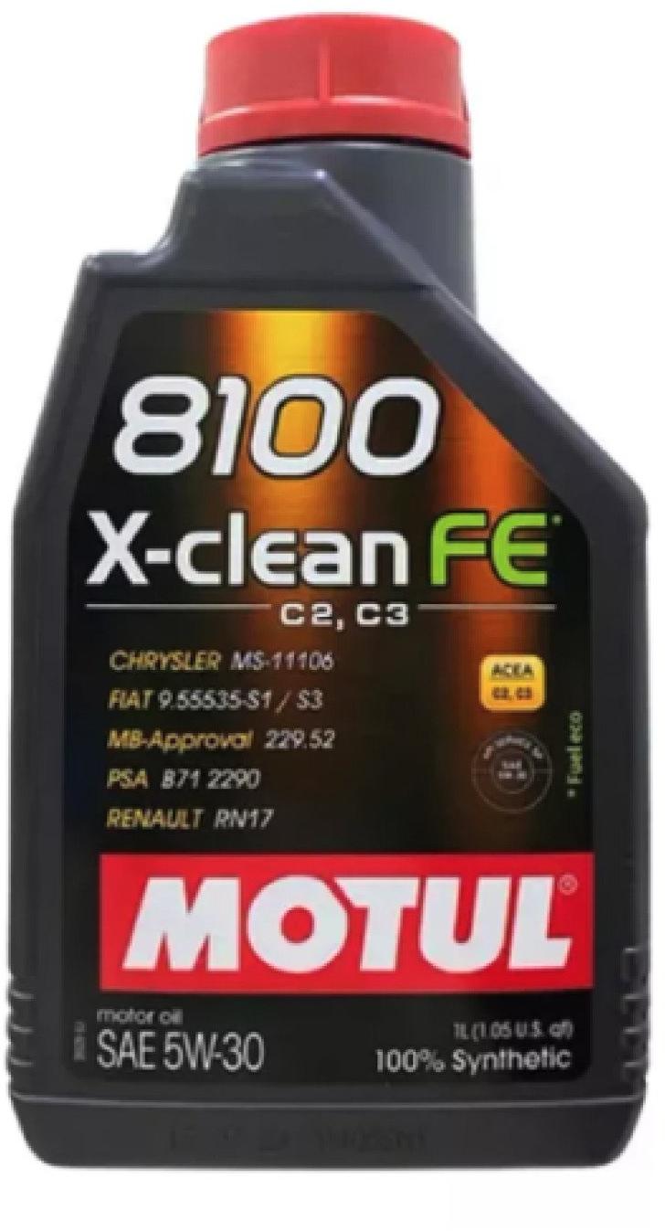 Óleo Para Motor de Carro MOTUL 8100 X-CLEAN FE 5W-30 1L 112771