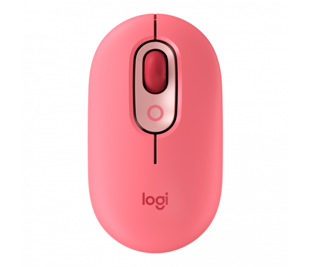 Mouse Logitech Pop Heartbreaker sem Fio Rosa