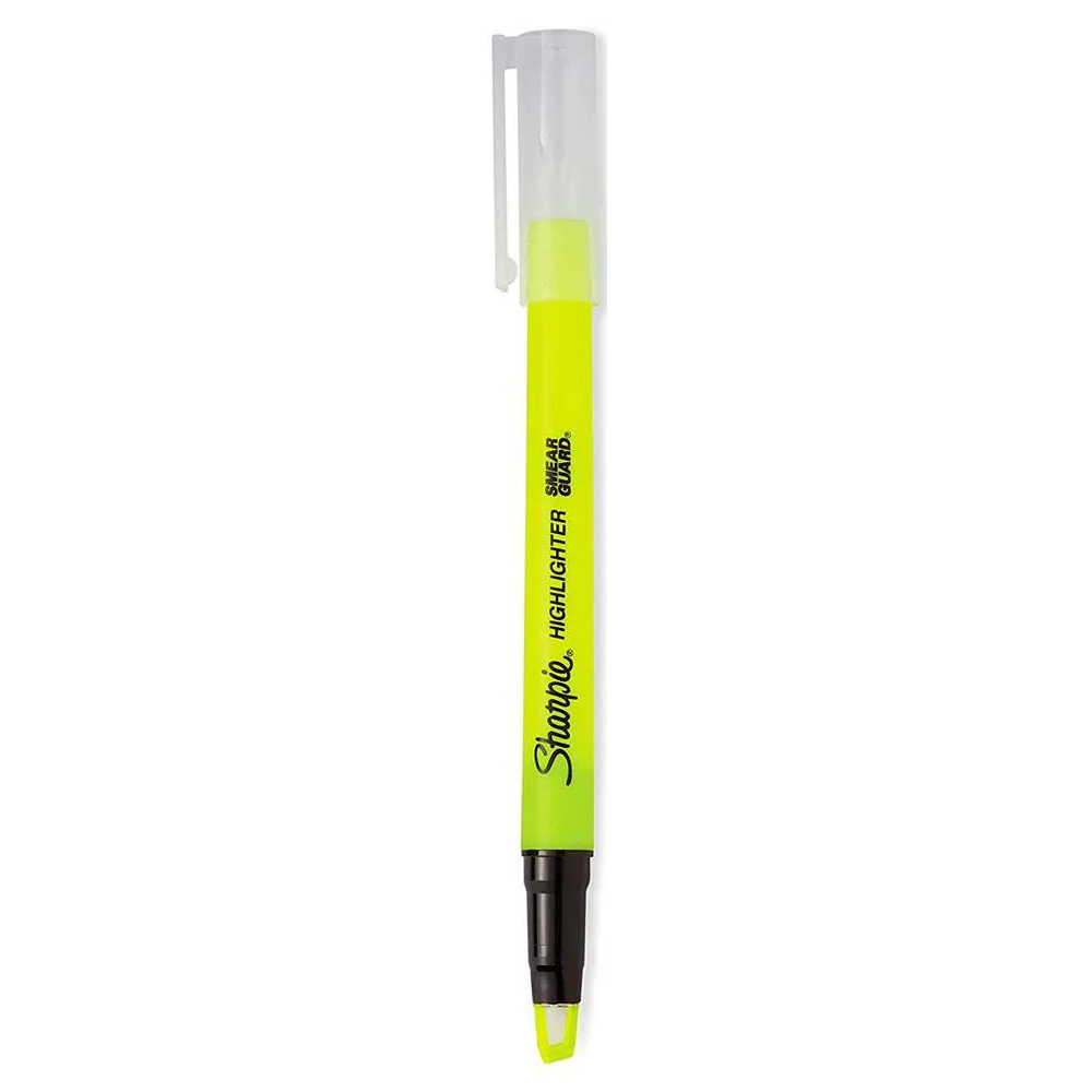 Marcador para Texto Paper Mate Sharpie Highlighter Clear Vienw Amarelo