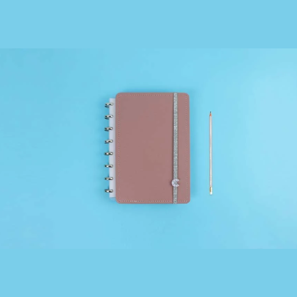 Caderno Inteligente chic Nud A5 Folhas com Pauta e 20 Folhas sem Pauta