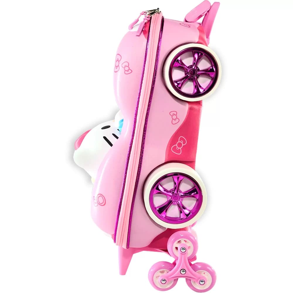 Mochila com Rodas Infantil Diplomata Hello Kitty Rodinha Tripla Grande