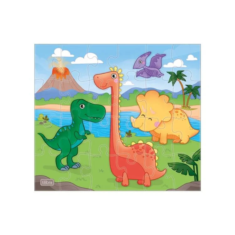 Quebra Cabeça Tilibra Ilustrações 24 Peças Sortido