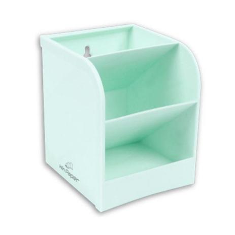 Organizador de Mesa WinPaper com 3 Divisórias 10.5 mm Verde Pastel WPP20002