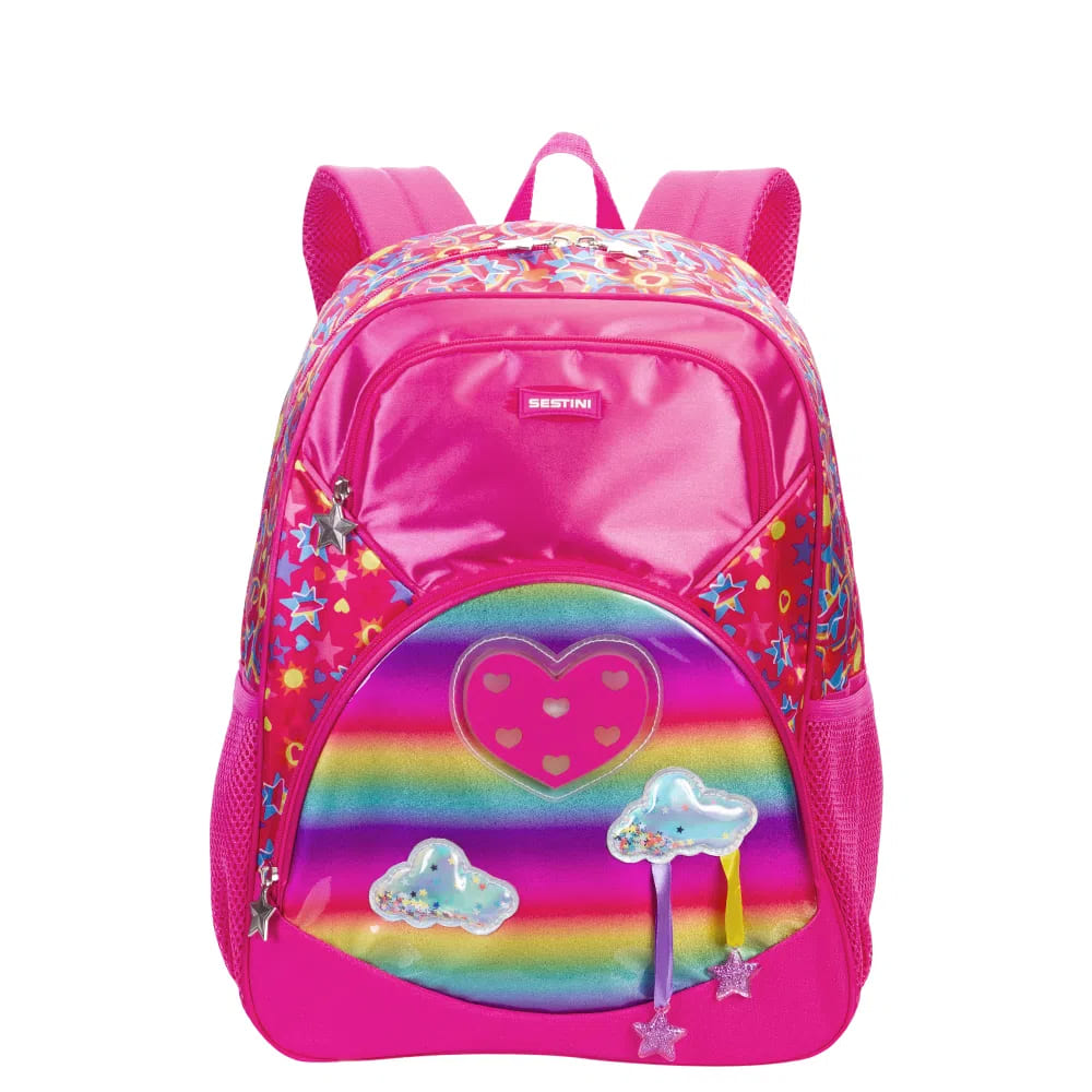 Mochila de Costa Sestini Grande Y Pink Colorido