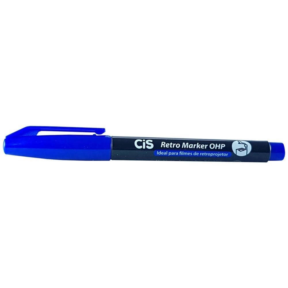 Marcador CIS 1.0mm Fine Retro Marker OHP Multiuso Azul