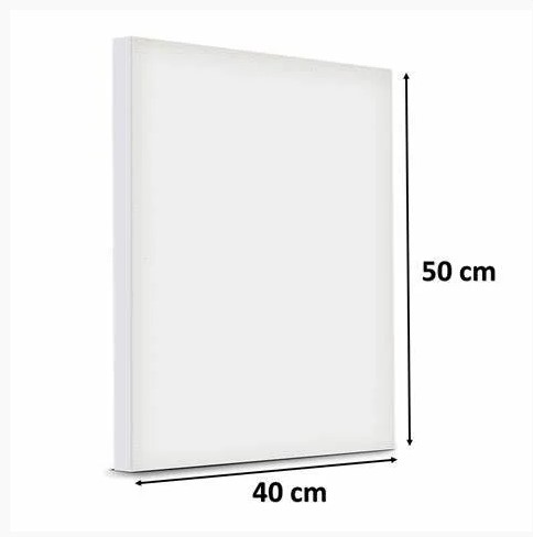Tela para Pintura Educart 40x50