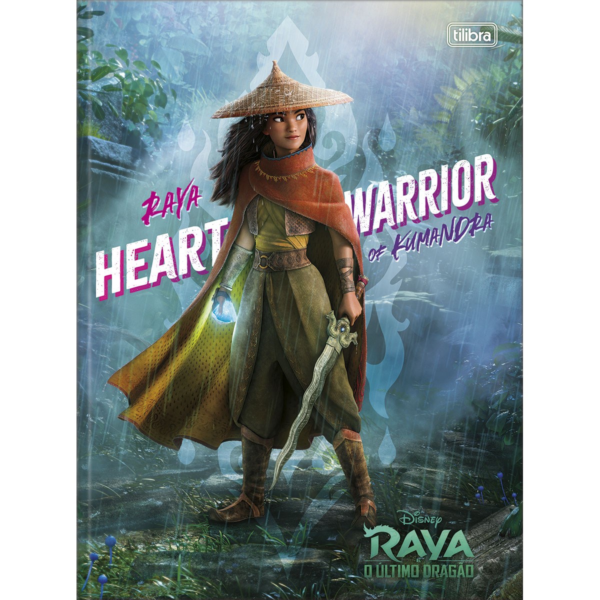 Caderno Brochura Tilibra Capa Dura Raya Ultimo Dragão 80 Folhas Sortido