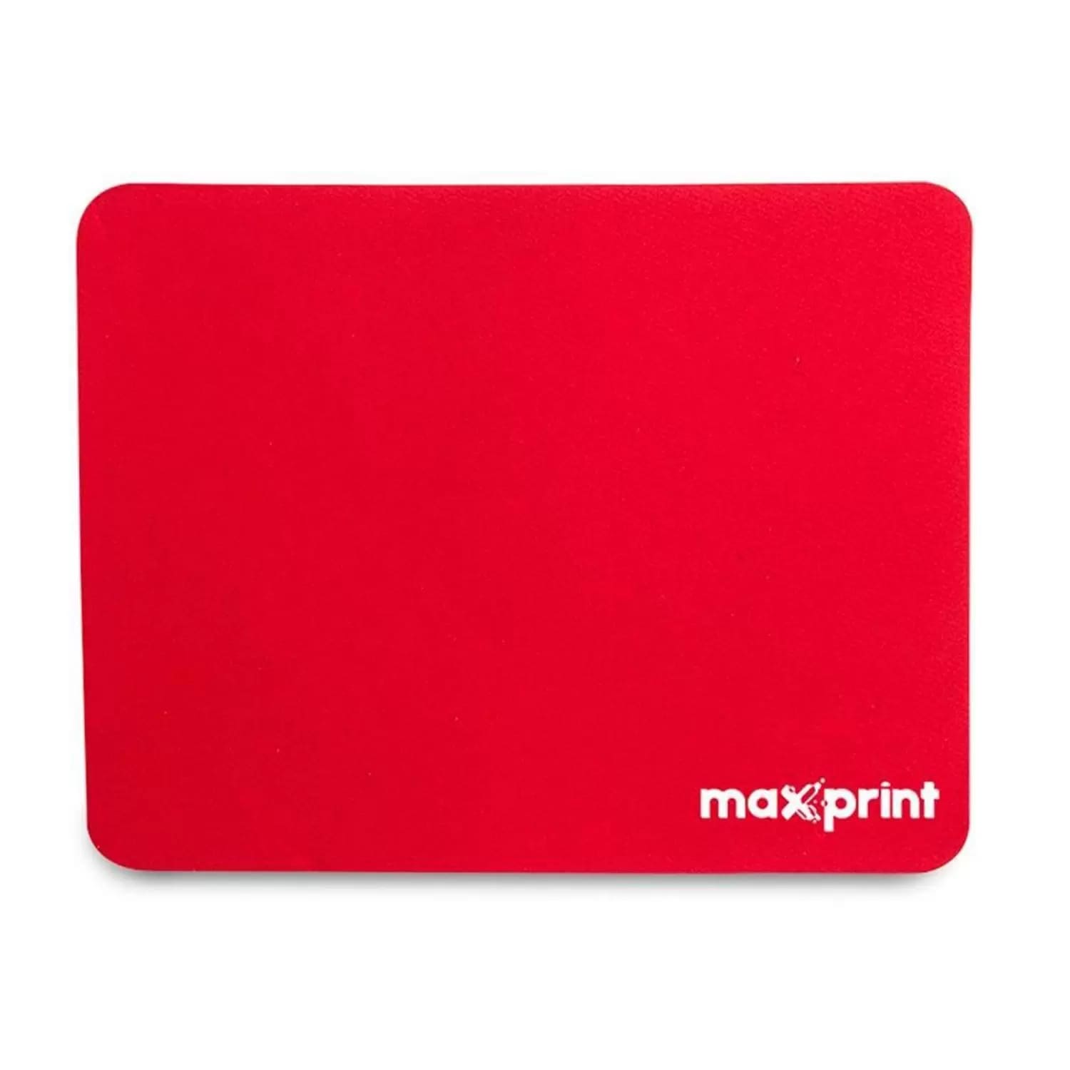 Mouse Pad Maxprint Liso em Tecido Base Anti-deslizante Vermelho