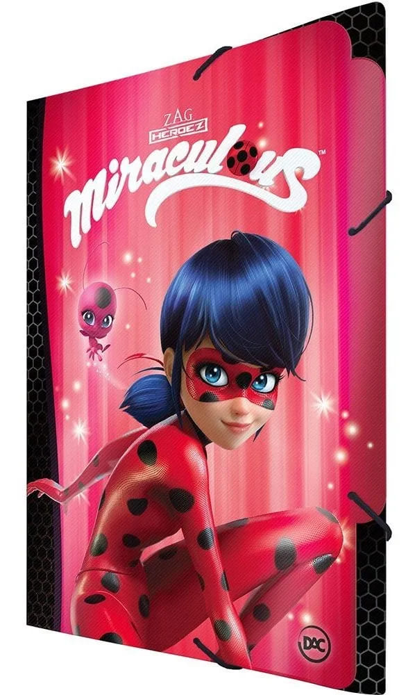 Pasta Aba Elástica DAC Oficio Miraculous Infantil