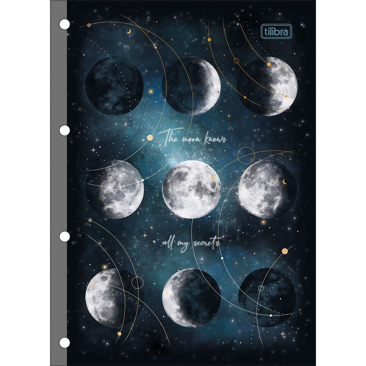 Refil para Caderno Fichario Tilibra Magic Tiliflex Argolado Cartonado 80 Folhas