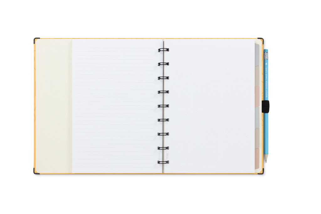 Caderno Ótima Argolado System Flex Ultra Orna Moderna Sortido