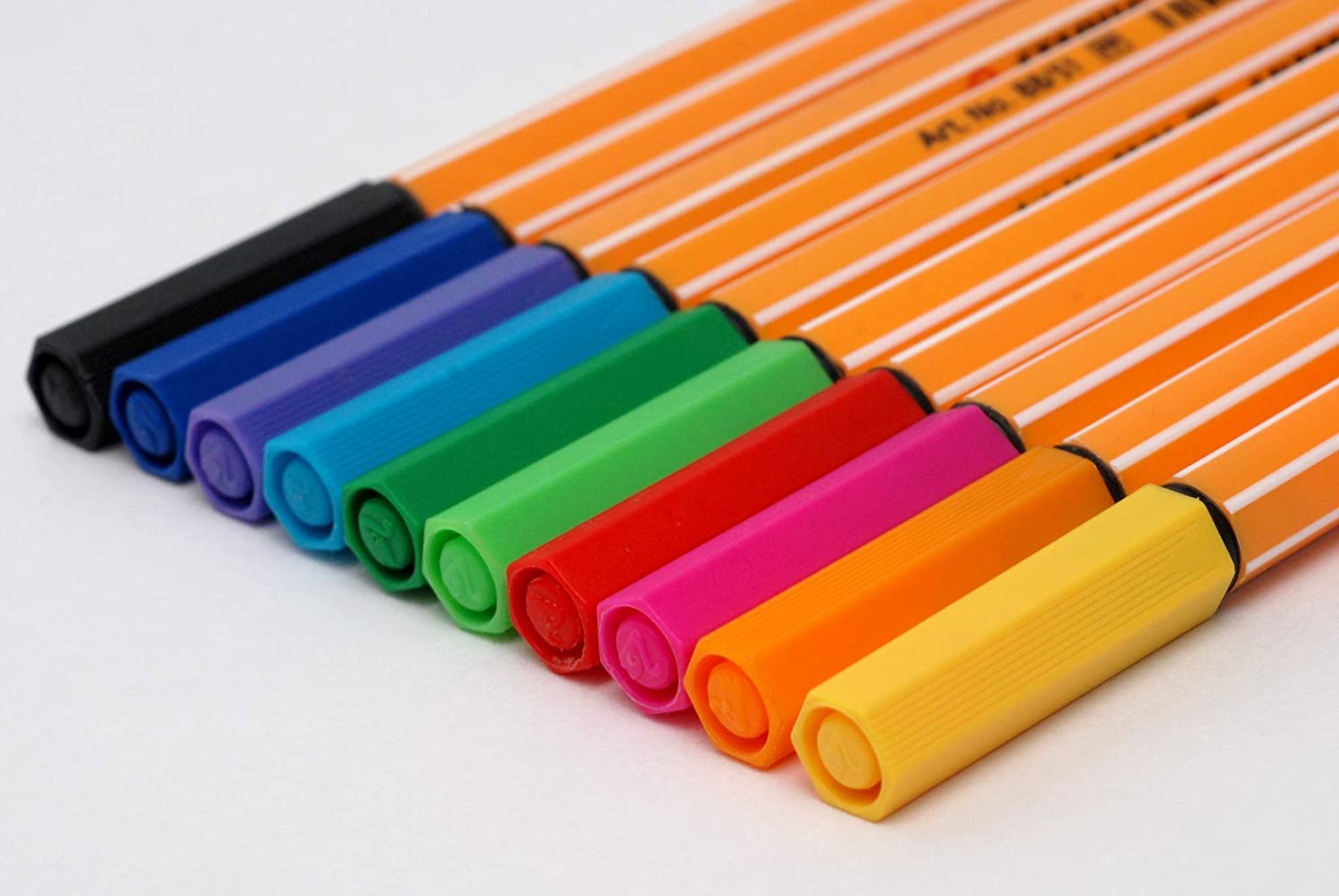 Caneta Hidrográfica Stabilo Point 0.4mm Arty com 24 Unidades