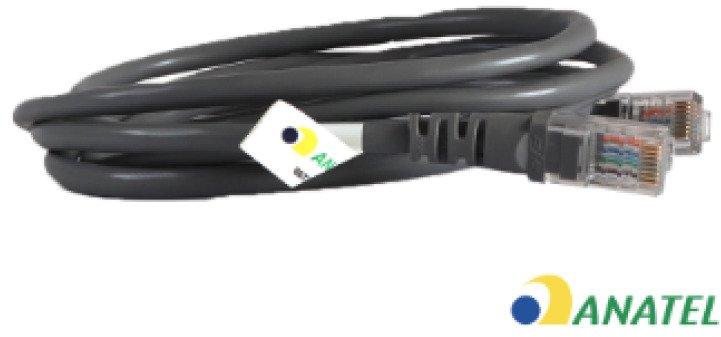 Patch Cord Cat.5e UTP 2,5m Cinza iNET IN10280