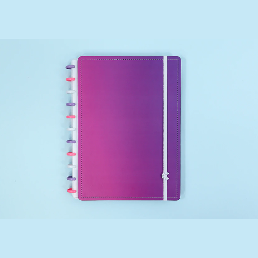 Caderno Inteligente Ultraviolet By Yasmim Galvão 60 Folhas com Pauta e 20 Folhas Lisas