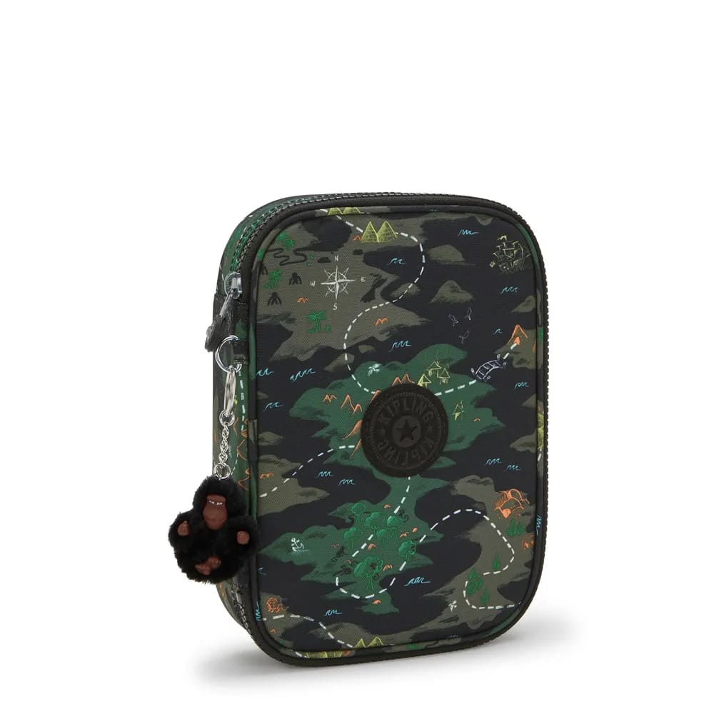 Estojo Kipling Camo Treasure Grande Estampado