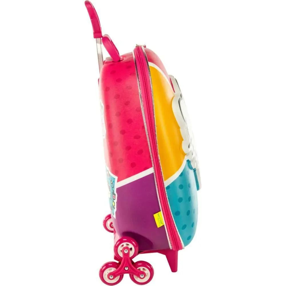 Mochila com Rodas Infantil Diplomata Hello Kitty Rodinha Tripla Grande