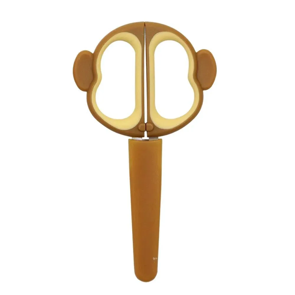 Tesoura Escolar Leo&Leo Pets com Capa Protetora Cores