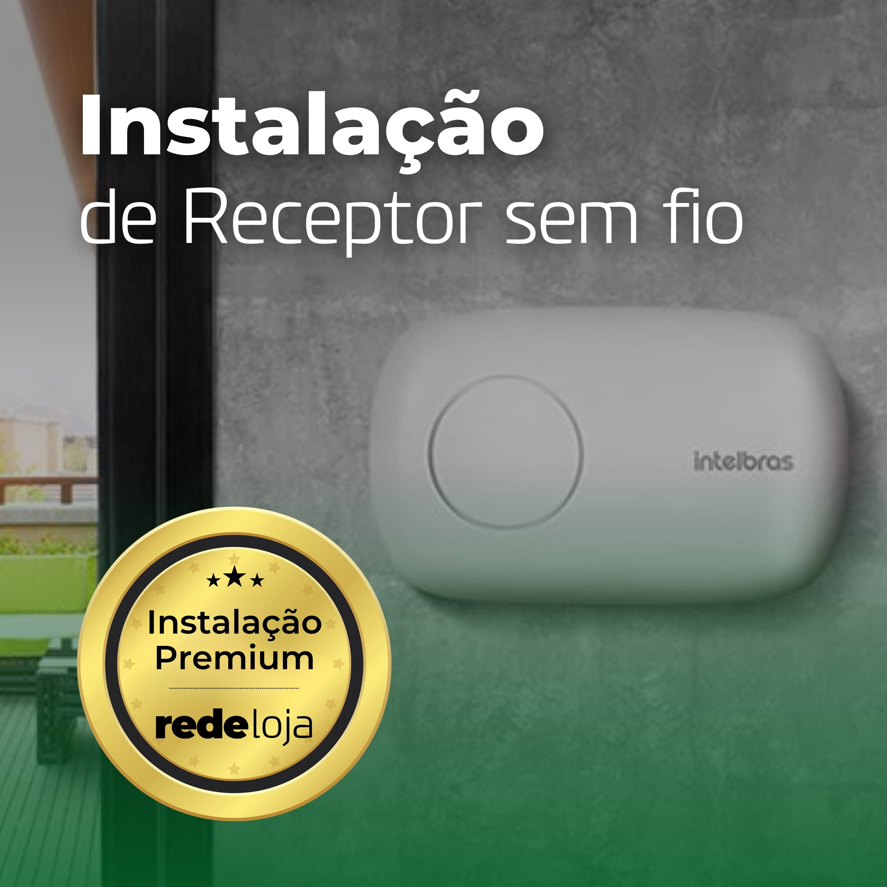 Instalação de Receptor sem fio