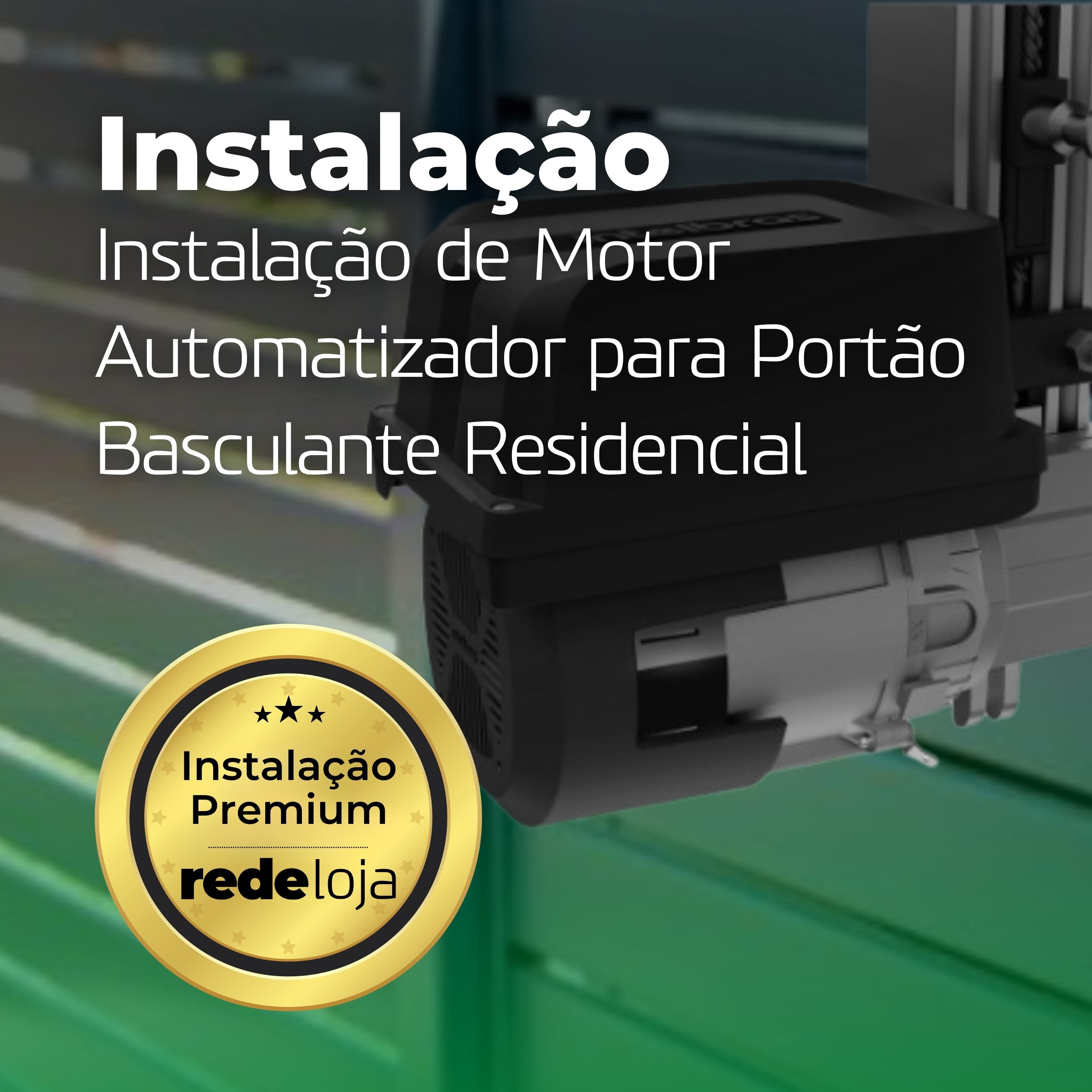 Instalação de Motor Automatizador para Portão Basculante Residencial